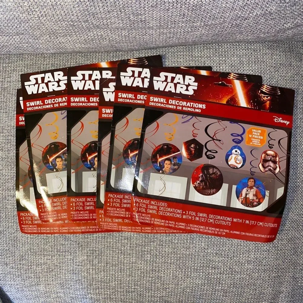 Star Wars Party Decorations (6 Total)